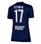 Paris Saint-Germain Vitinha #17 Thuis tenue Dames 2025-26 Korte Mouwen