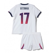 Paris Saint-Germain Vitinha #17 Uit tenue Kids 2026-27 Korte Mouwen (+ broek)