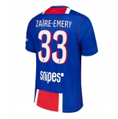 Paris Saint-Germain Warren Zaire-Emery #33 Thuis tenue 2026-27 Korte Mouwen