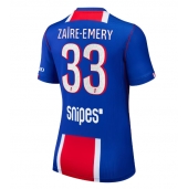 Paris Saint-Germain Warren Zaire-Emery #33 Thuis tenue Dames 2026-27 Korte Mouwen