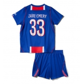 Paris Saint-Germain Warren Zaire-Emery #33 Thuis tenue Kids 2026-27 Korte Mouwen (+ broek)