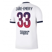 Paris Saint-Germain Warren Zaire-Emery #33 Uit tenue 2026-27 Korte Mouwen