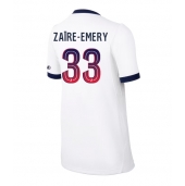 Paris Saint-Germain Warren Zaire-Emery #33 Uit tenue Dames 2026-27 Korte Mouwen