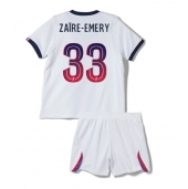 Paris Saint-Germain Warren Zaire-Emery #33 Uit tenue Kids 2026-27 Korte Mouwen (+ broek)