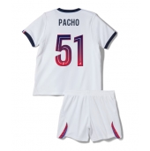 Paris Saint-Germain Willian Pacho #51 Uit tenue Kids 2026-27 Korte Mouwen (+ broek)