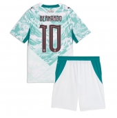 Portugal Bernardo Silva #10 Uit tenue Kids WK 2026 Korte Mouwen (+ broek)
