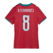 Portugal Bruno Fernandes #8 Thuis tenue Dames WK 2026 Korte Mouwen