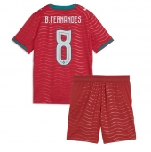Portugal Bruno Fernandes #8 Thuis tenue Kids WK 2026 Korte Mouwen (+ broek)