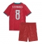 Portugal Bruno Fernandes #8 Thuis tenue Kids WK 2026 Korte Mouwen (+ broek)