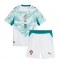 Portugal Bruno Fernandes #8 Uit tenue Kids WK 2026 Korte Mouwen (+ broek)