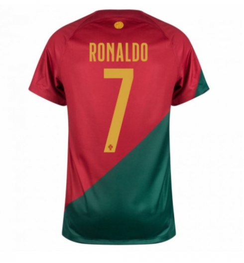 Portugal Cristiano Ronaldo #7 Thuis tenue WK 2022 Korte Mouwen
