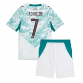 Portugal Cristiano Ronaldo #7 Uit tenue Kids WK 2026 Korte Mouwen (+ broek)