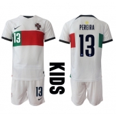 Portugal Danilo Pereira #13 Uit tenue Kids WK 2022 Korte Mouwen (+ broek)