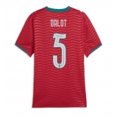 Portugal Diogo Dalot #5 Thuis tenue Dames WK 2026 Korte Mouwen