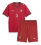 Portugal Diogo Dalot #5 Thuis tenue Kids WK 2026 Korte Mouwen (+ broek)