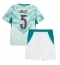 Portugal Diogo Dalot #5 Uit tenue Kids WK 2026 Korte Mouwen (+ broek)