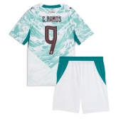 Portugal Goncalo Ramos #9 Uit tenue Kids WK 2026 Korte Mouwen (+ broek)