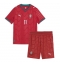 Portugal Joao Felix #11 Thuis tenue Kids WK 2026 Korte Mouwen (+ broek)