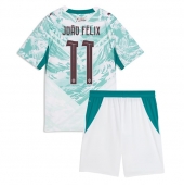 Portugal Joao Felix #11 Uit tenue Kids WK 2026 Korte Mouwen (+ broek)