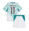 Portugal Joao Felix #11 Uit tenue Kids WK 2026 Korte Mouwen (+ broek)