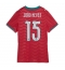 Portugal Joao Neves #15 Thuis tenue Dames WK 2026 Korte Mouwen