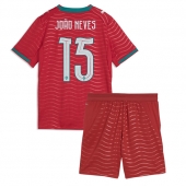 Portugal Joao Neves #15 Thuis tenue Kids WK 2026 Korte Mouwen (+ broek)