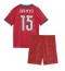 Portugal Joao Neves #15 Thuis tenue Kids WK 2026 Korte Mouwen (+ broek)