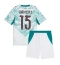 Portugal Joao Neves #15 Uit tenue Kids WK 2026 Korte Mouwen (+ broek)