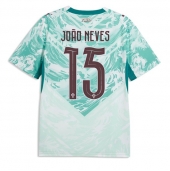 Portugal Joao Neves #15 Uit tenue WK 2026 Korte Mouwen