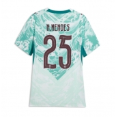 Portugal Nuno Mendes #25 Uit tenue Dames WK 2026 Korte Mouwen