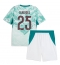 Portugal Nuno Mendes #25 Uit tenue Kids WK 2026 Korte Mouwen (+ broek)