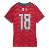 Portugal Pedro Neto #18 Thuis tenue Dames WK 2026 Korte Mouwen