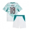 Portugal Pedro Neto #18 Uit tenue Kids WK 2026 Korte Mouwen (+ broek)