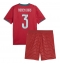 Portugal Ruben Dias #3 Thuis tenue Kids WK 2026 Korte Mouwen (+ broek)