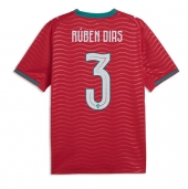 Portugal Ruben Dias #3 Thuis tenue WK 2026 Korte Mouwen