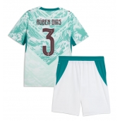 Portugal Ruben Dias #3 Uit tenue Kids WK 2026 Korte Mouwen (+ broek)