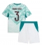 Portugal Ruben Dias #3 Uit tenue Kids WK 2026 Korte Mouwen (+ broek)