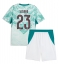 Portugal Vitinha #23 Uit tenue Kids WK 2026 Korte Mouwen (+ broek)