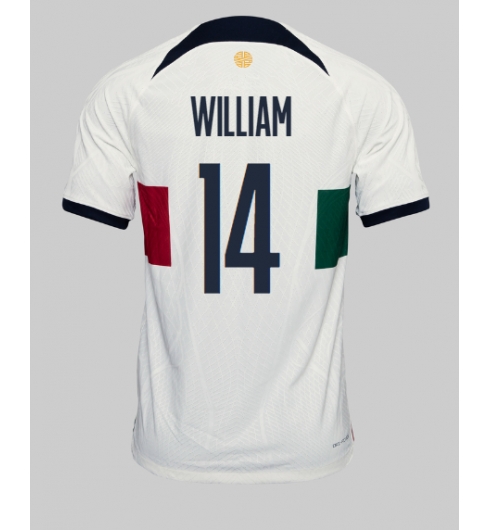 Portugal William Carvalho #14 Uit tenue WK 2022 Korte Mouwen