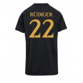 Real Madrid Antonio Rudiger #22 Derde tenue Dames 2023-24 Korte Mouwen