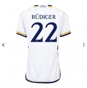 Real Madrid Antonio Rudiger #22 Thuis tenue Dames 2023-24 Korte Mouwen