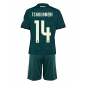 Real Madrid Aurelien Tchouameni #14 Uit tenue Kids 2026-27 Korte Mouwen (+ broek)