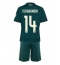Real Madrid Aurelien Tchouameni #14 Uit tenue Kids 2026-27 Korte Mouwen (+ broek)