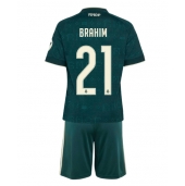 Real Madrid Brahim Diaz #21 Uit tenue Kids 2026-27 Korte Mouwen (+ broek)