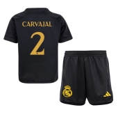 Real Madrid Daniel Carvajal #2 Derde tenue Kids 2023-24 Korte Mouwen (+ broek)