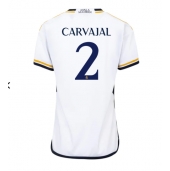 Real Madrid Daniel Carvajal #2 Thuis tenue Dames 2023-24 Korte Mouwen