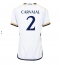 Real Madrid Daniel Carvajal #2 Thuis tenue Dames 2023-24 Korte Mouwen