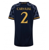 Real Madrid Daniel Carvajal #2 Uit tenue Dames 2023-24 Korte Mouwen