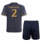 Real Madrid Daniel Carvajal #2 Uit tenue Kids 2023-24 Korte Mouwen (+ broek)