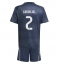 Real Madrid Daniel Carvajal #2 Uit tenue Kids 2025-26 Korte Mouwen (+ broek)